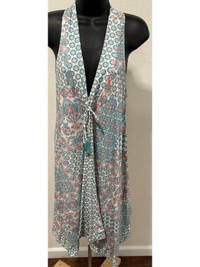 Coco Reef Womens Size L  Dress Stretch Geometric Design